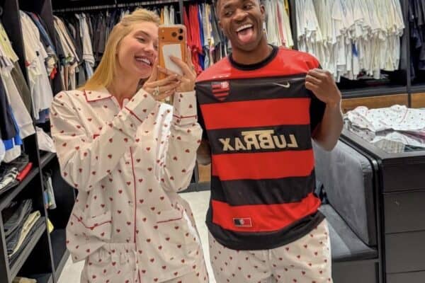 Virginia Fonseca publica foto com Vini Jr. de pijamas iguais e revela exigência especial
