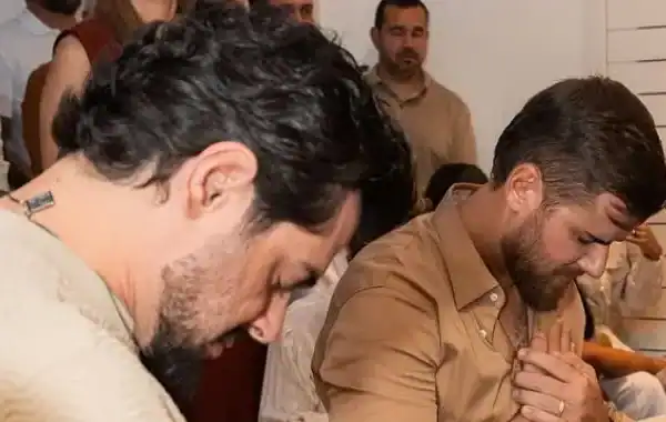 Zé Neto e Cristiano emocionam fãs ao cantar em missa no Santuário do Cristo Redentor