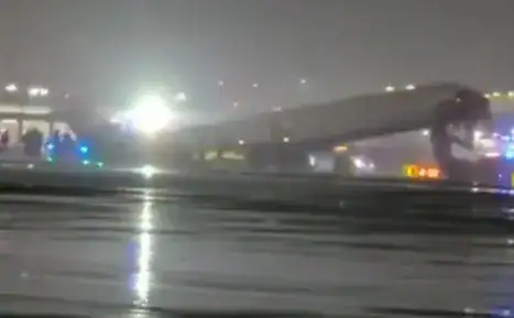 Piloto e copiloto morrem após avião da Air Canada colidir com caminhão de bombeiros na pista de LaGuardia
