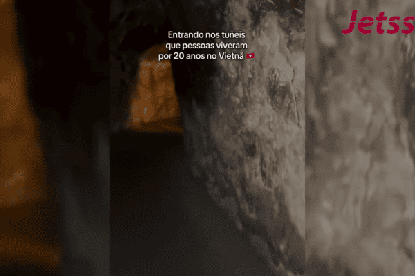 Influenciadora mostra como era viver nos túneis do Vietnã
