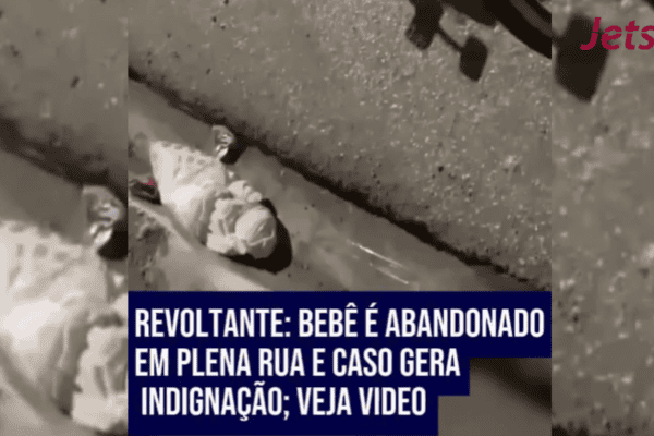 Revoltante: Bebê é abandonado em plena rua e caso gera indignação; veja vídeo