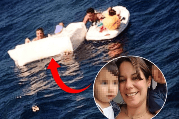 Mãe passa dias à deriva, amamenta filhos e toma atitude extrema para tentar sobreviver