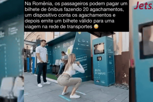 Na Romênia dá pra entrar no ônibus sem pagar nada só fazendo 20 agachamentos