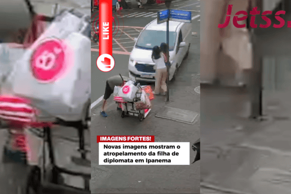 Novas imagens mostram o atropelamento da filha de diplomata em Ipanema