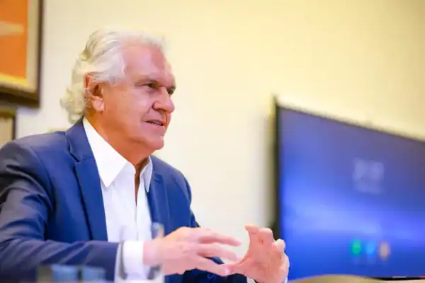 Caiado diz não ter motivação para ser vice em chapa com Flávio Bolsonaro