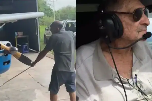 Piloto de 72 anos sobrevive à queda de avião experimental que construiu com motor de carro