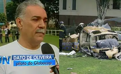 Piloto do Globocop morto em assalto foi o primeiro a chegar à queda do helicóptero da Record