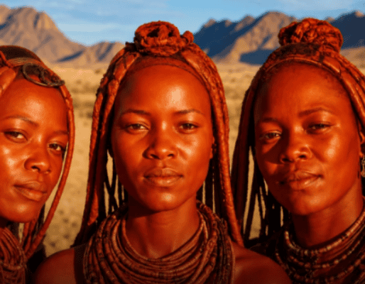 Mulheres Himba se lavam apenas 3 vezes na vida, mas têm pele mais saudável do que quem toma banho diariamente