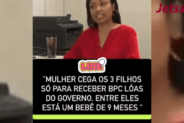 Mulher cega os 3 filhos só para receber benefício do governo