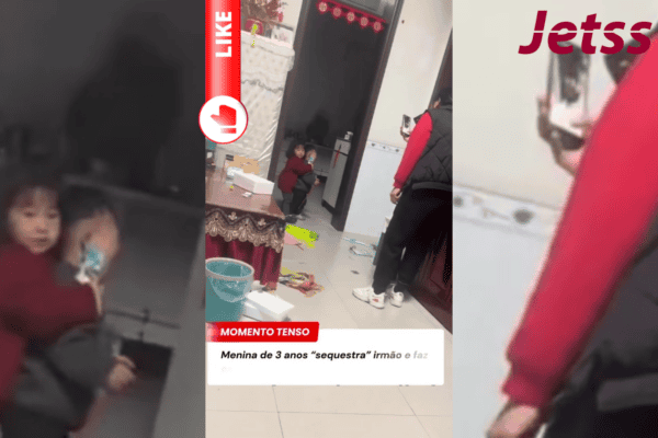 Menina de 3 anos “sequestra” irmão e faz exigências dentro de casa