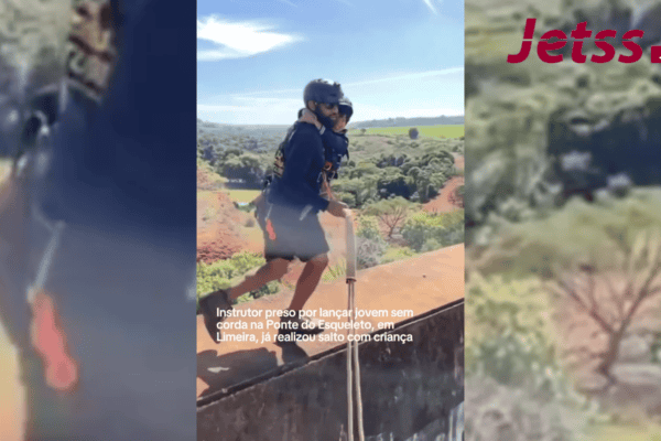 Instrutor preso por lançar jovem sem corda na Ponte do Esqueleto, em Limeira, já realizou salto com criança