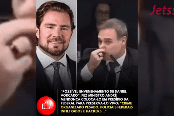“Possível envenenamento de Daniel Vorcaro” fez o ministro André Mendonça colocá-lo em presídio da Federal para preservá-lo vivo