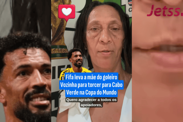Fifa leva a mãe do goleiro Vozinha para torcer para Cabo Verde na Copa do Mundo