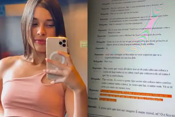 Depoimento dos presos envolvidos na morte de Maria Eduarda em salto de rope jump