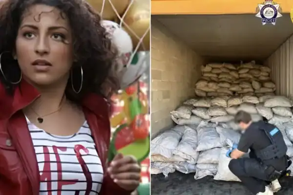 Atriz britânica é detida na Austrália após apreensão de 320 kg de metanfetamina