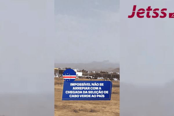 Impossível não se arrepiar com a chegada da seleção de Cabo Verde ao país