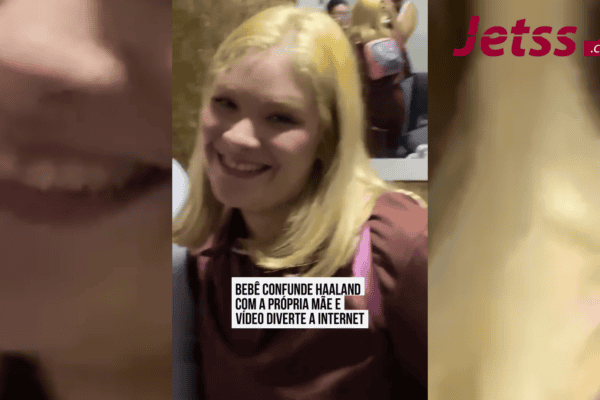 Bebê confunde Haaland com a própria mãe, e vídeo diverte a internet