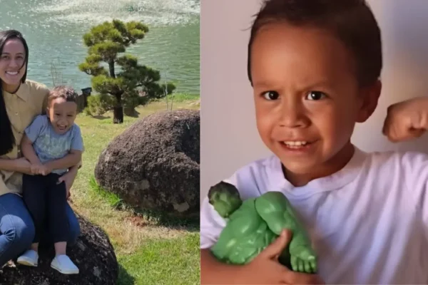 Mãe presta homenagem comovente ao filho de 3 anos encontrado morto na casa do pai