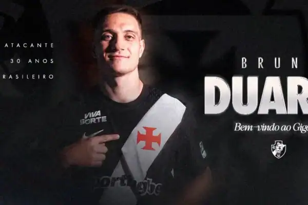 Vasco fecha com Bruno Duarte para reforçar ataque: ‘Venho pronto’