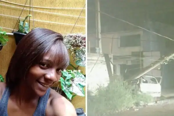 Mulher morre presa às ferragens após violenta colisão com poste