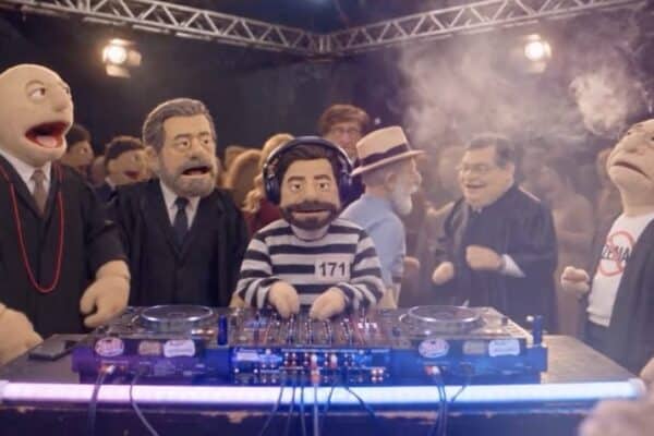 Sátira de Zema retrata Vorcaro como DJ em festa com Lula e ministros