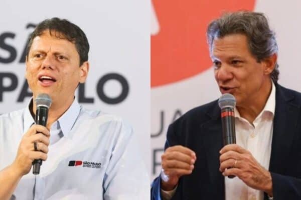Tarcísio lidera 2º turno com 55,6% contra 41,7% de Haddad, revela pesquisa