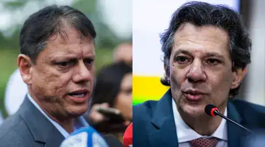 Datafolha aponta Tarcísio com 50% e Haddad com 30% no primeiro turno ao governo de São Paulo